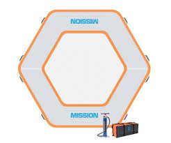 Mission REEF HEX 101 Inflatable Water Mat - 12' x 11' x 8" (132 sq ft) - BoardCo