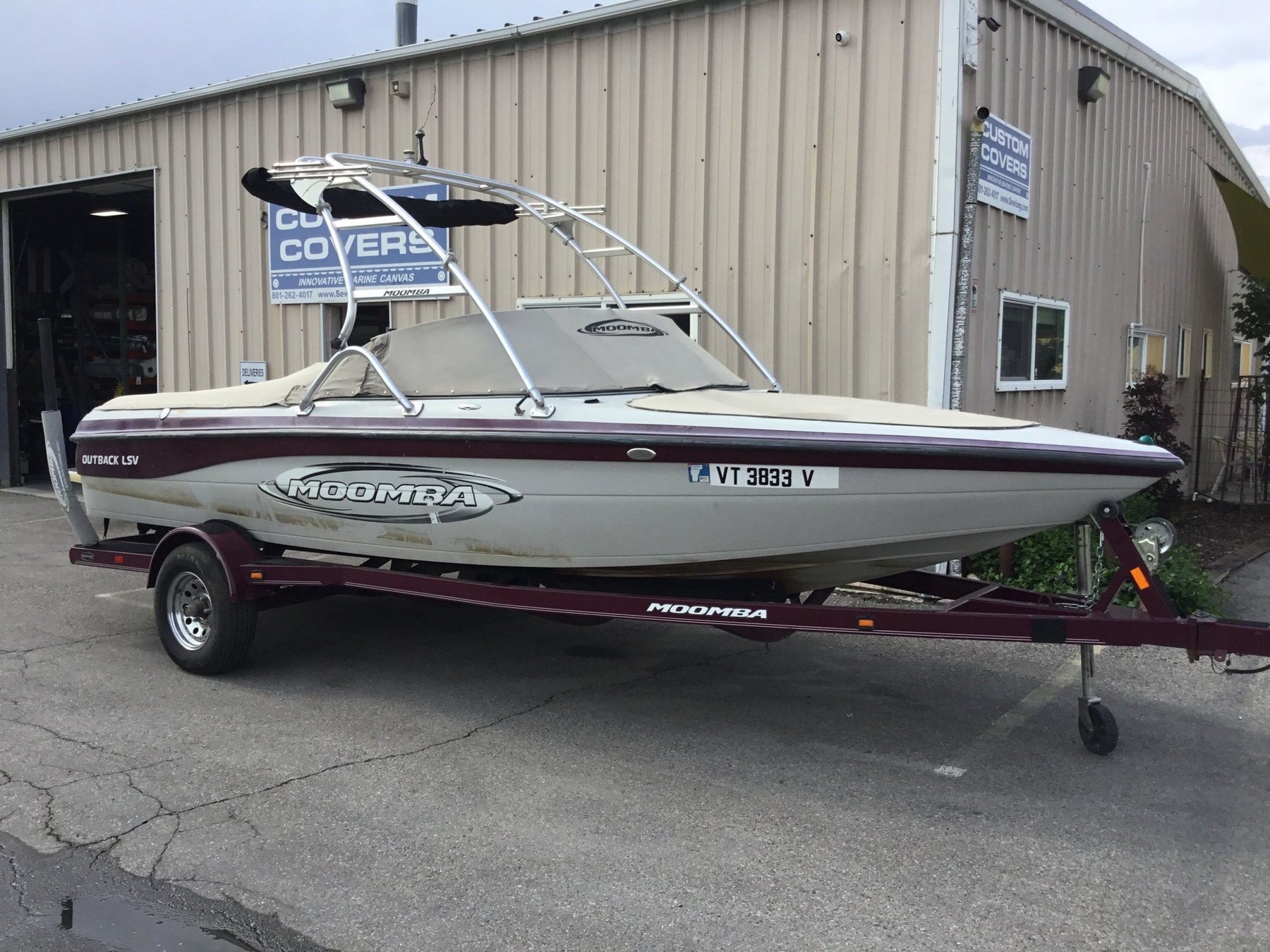 Moomba LSV RadaCage 2.1 Folding Canopy Top - BoardCo