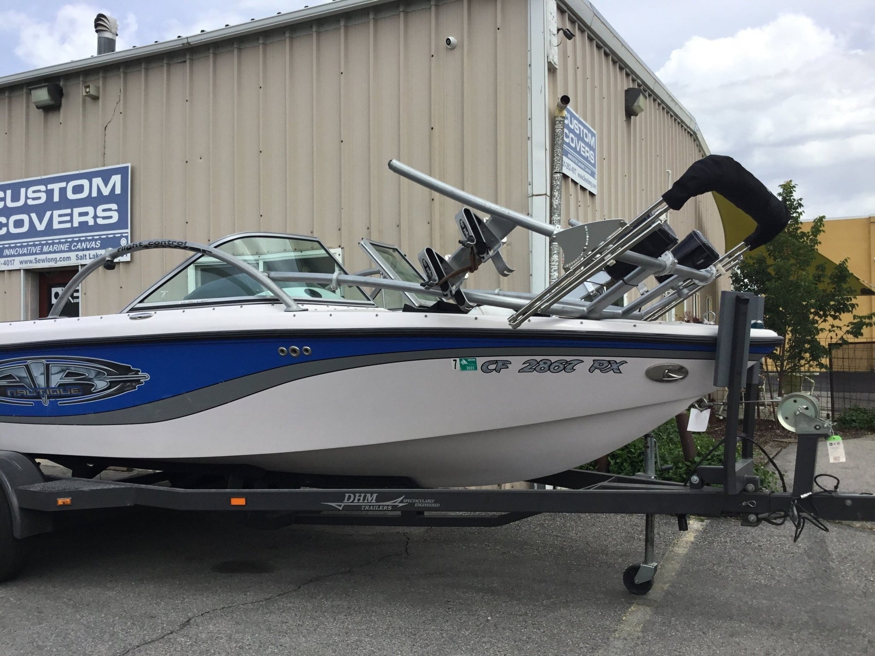 Nautique Team 210 Folding Canopy Top - BoardCo