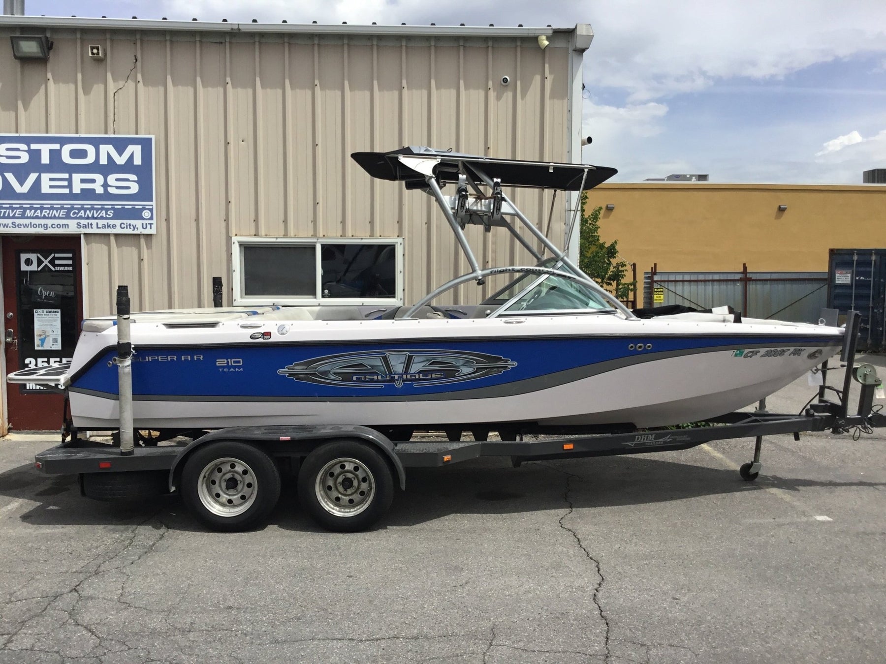 Nautique Team 210 Folding Canopy Top - BoardCo