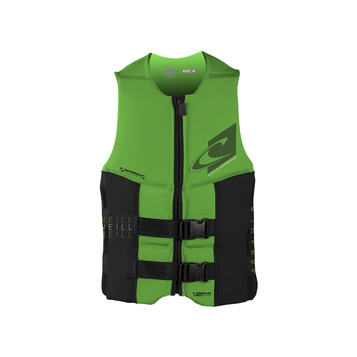 O'Neill Assault L.S. USCG Vest Day Glow/Black - BoardCo