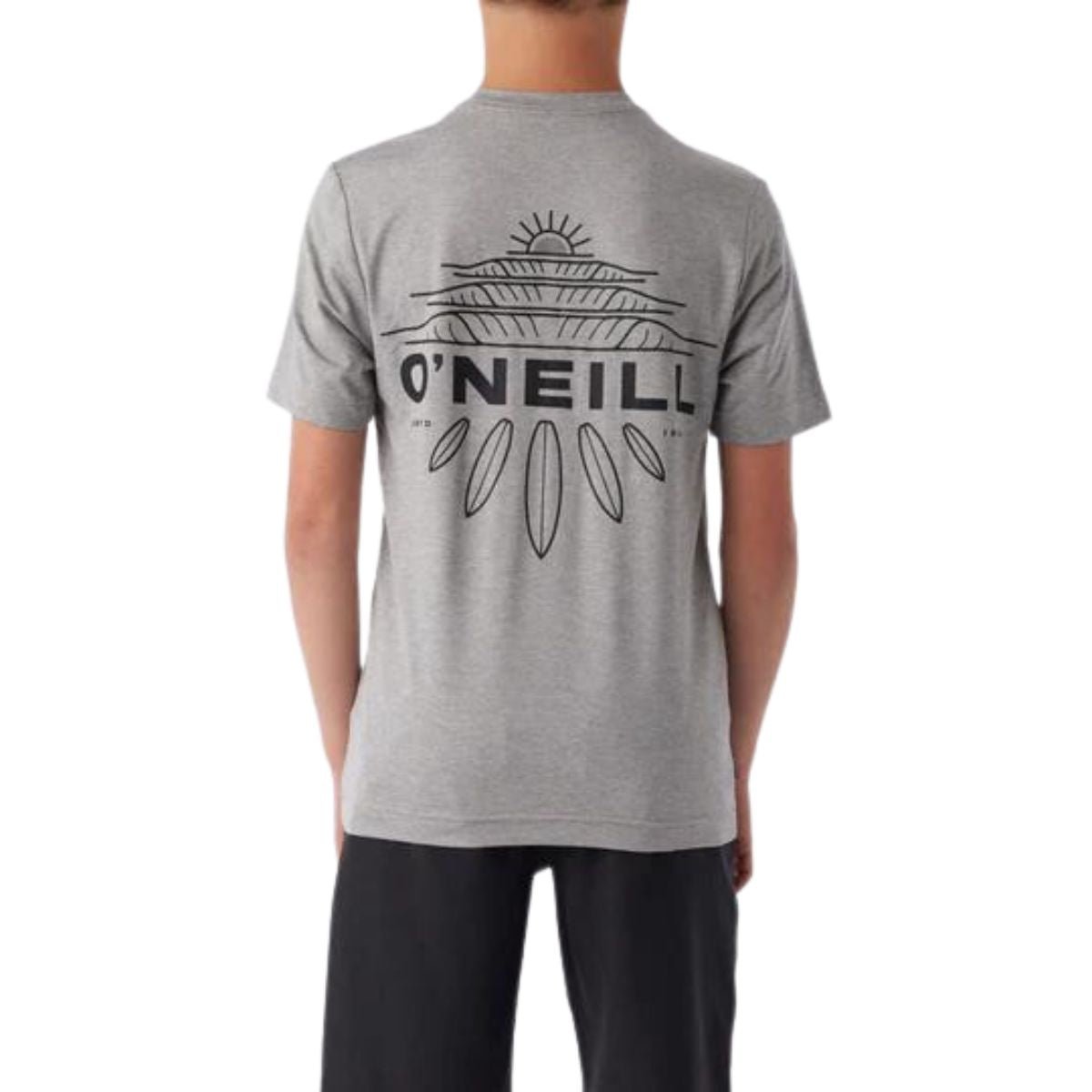 O'Neill Boy's TRVLR UPF Tee in Heather Grey - BoardCo