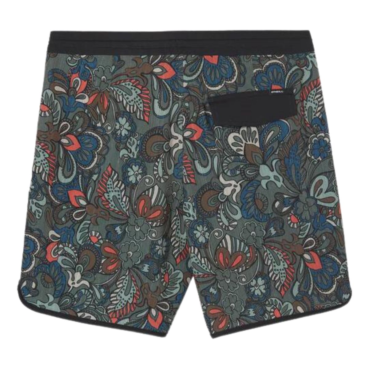 O'Neill Cruzer Scallop 18" Boardshorts in Dark Olive - BoardCo