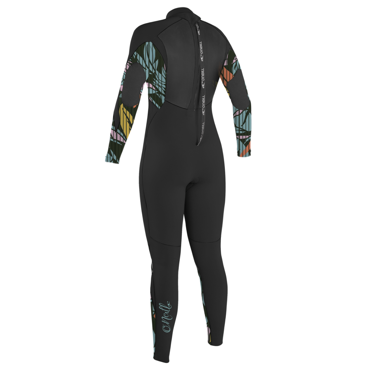 O'Neill Girls Epic 4/3 BZ Full Wetsuit in Black/Baylen - BoardCo