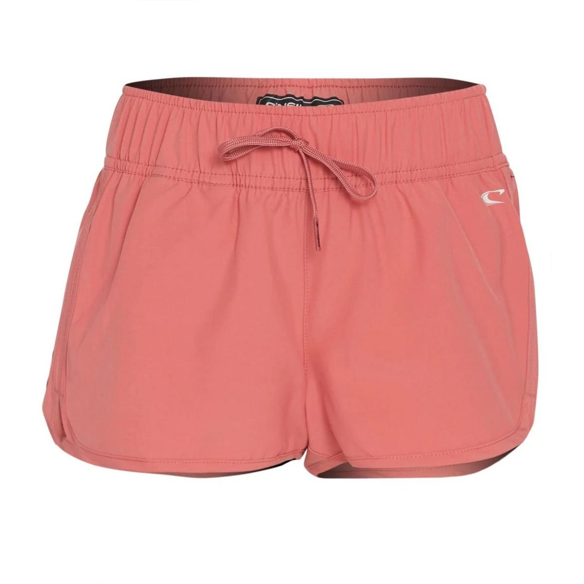 O'Neill Girls Lane Solid Stretch 2" Boardshort in Tea Rose - BoardCo