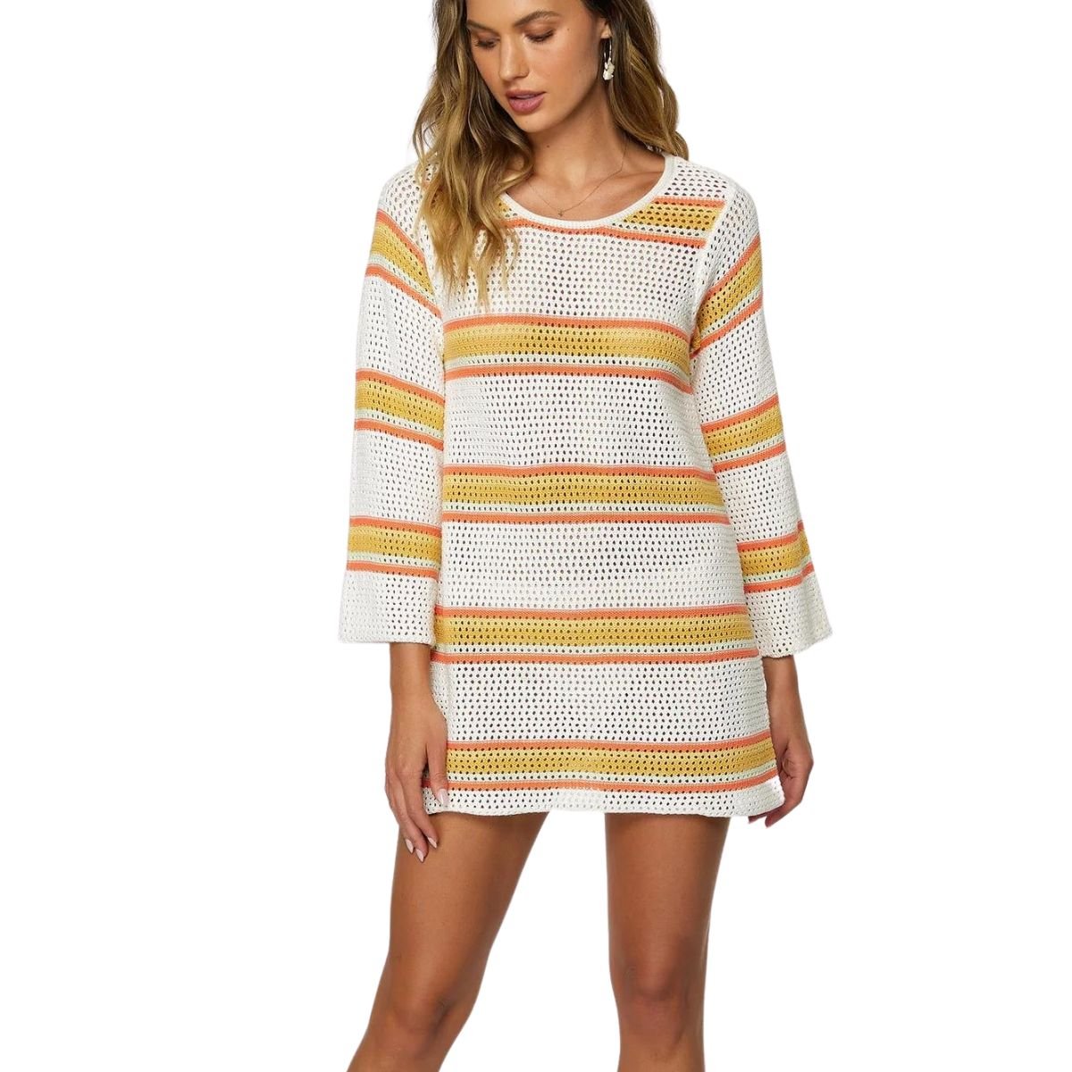 O'Neill Goldie Dress in Winter White - BoardCo