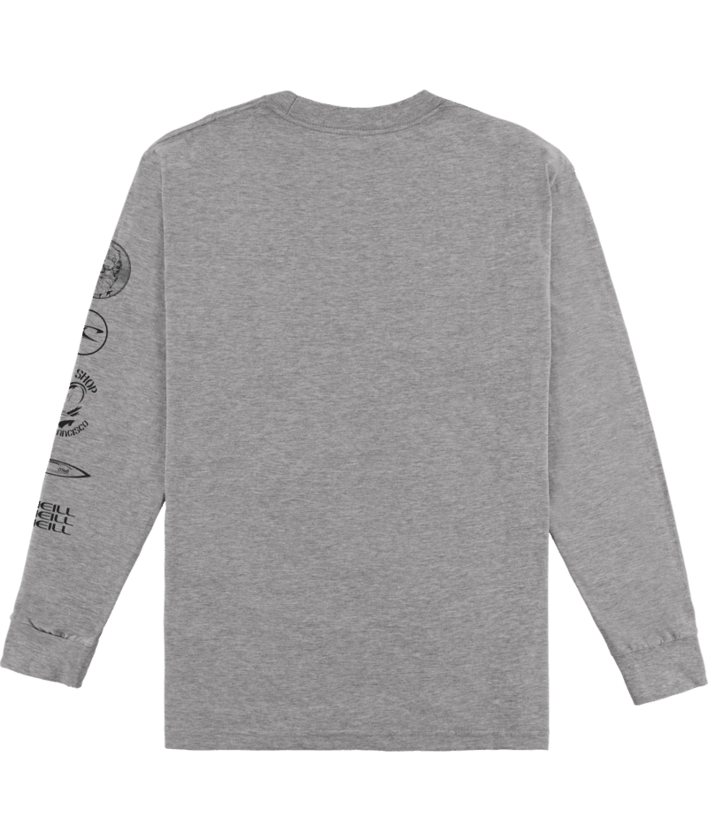 O'Neill Icons Long Sleeve Tee in Heather Grey - BoardCo