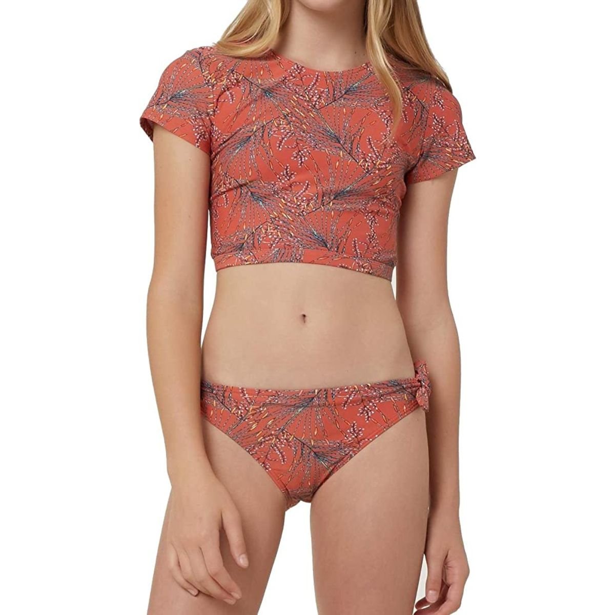 O'Neill Prism Crop Top Girls Swim Set in Koi - BoardCo