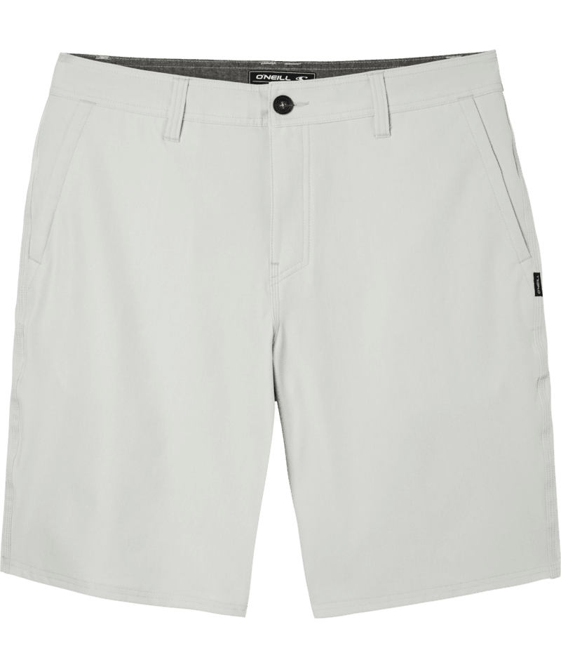 O'Neill Reserve Heather 21" Hybrid Shorts in Fog - BoardCo