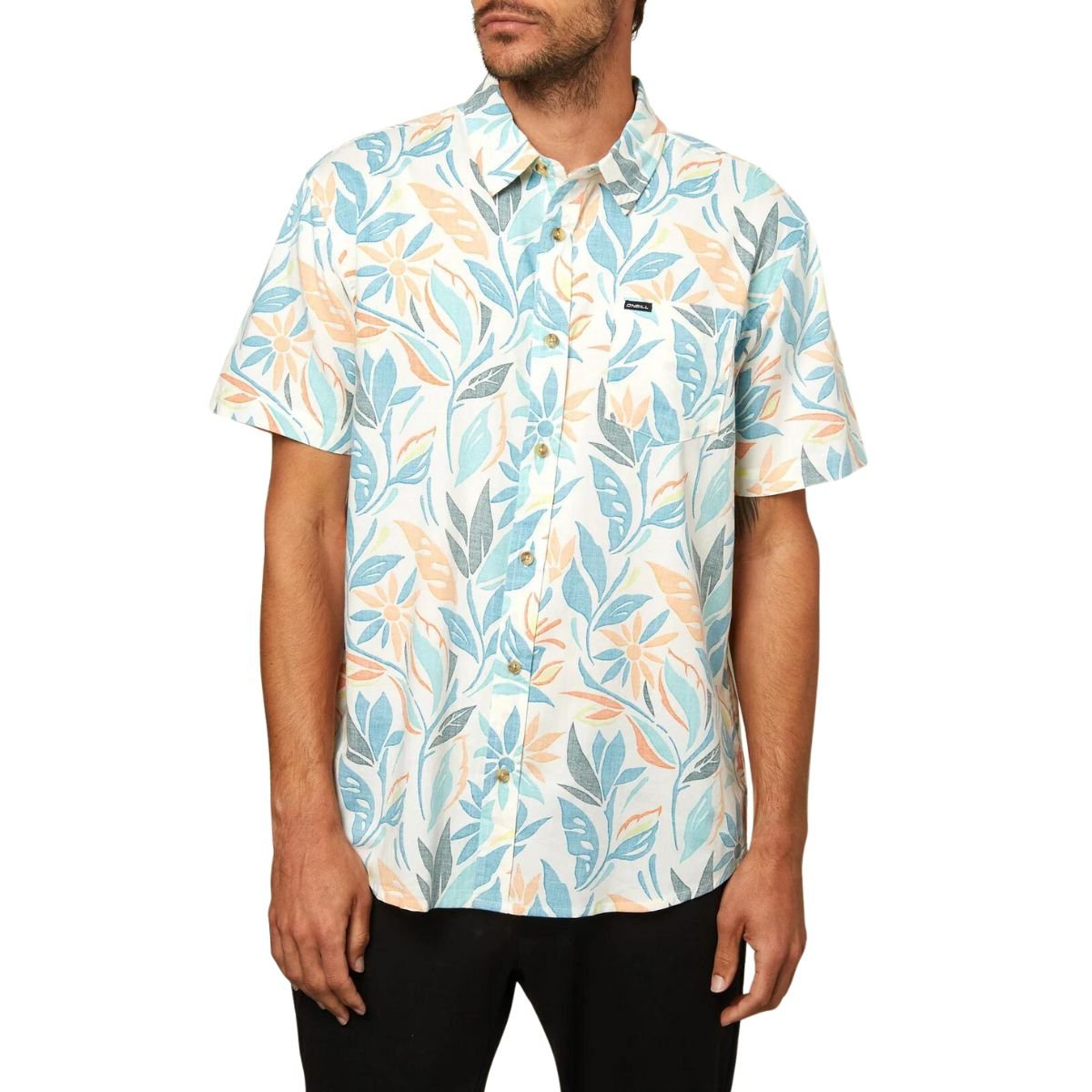 O'Neill Sol Woven Shirt in Cream - BoardCo