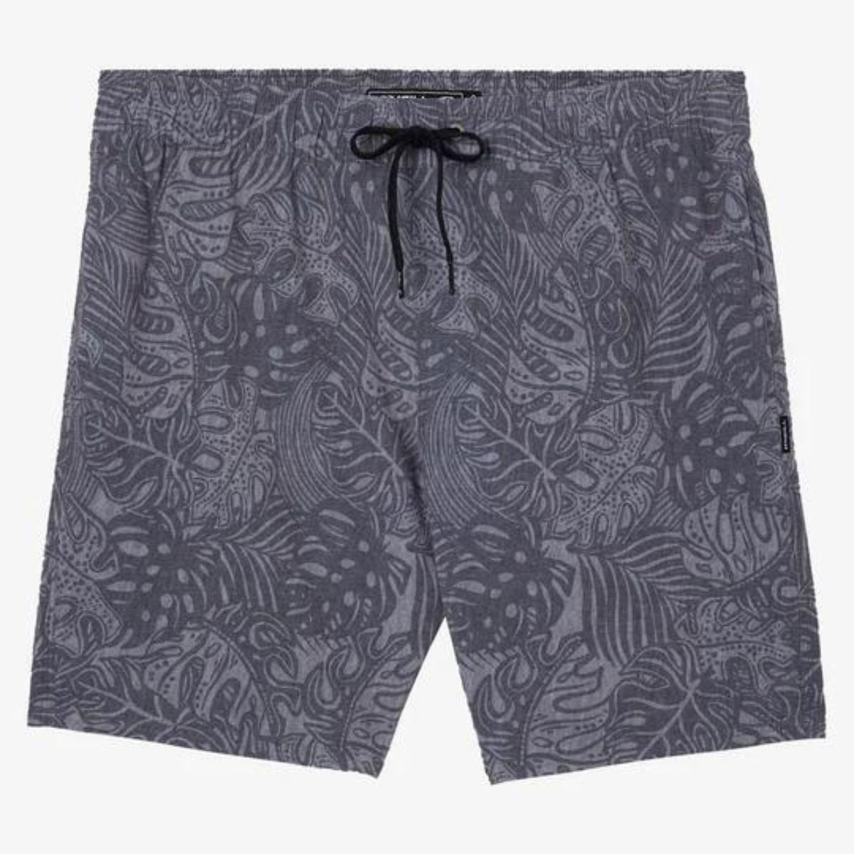 O'Neill Stockton Print E-Waist 18" Hybrid Shorts in Graphite - BoardCo