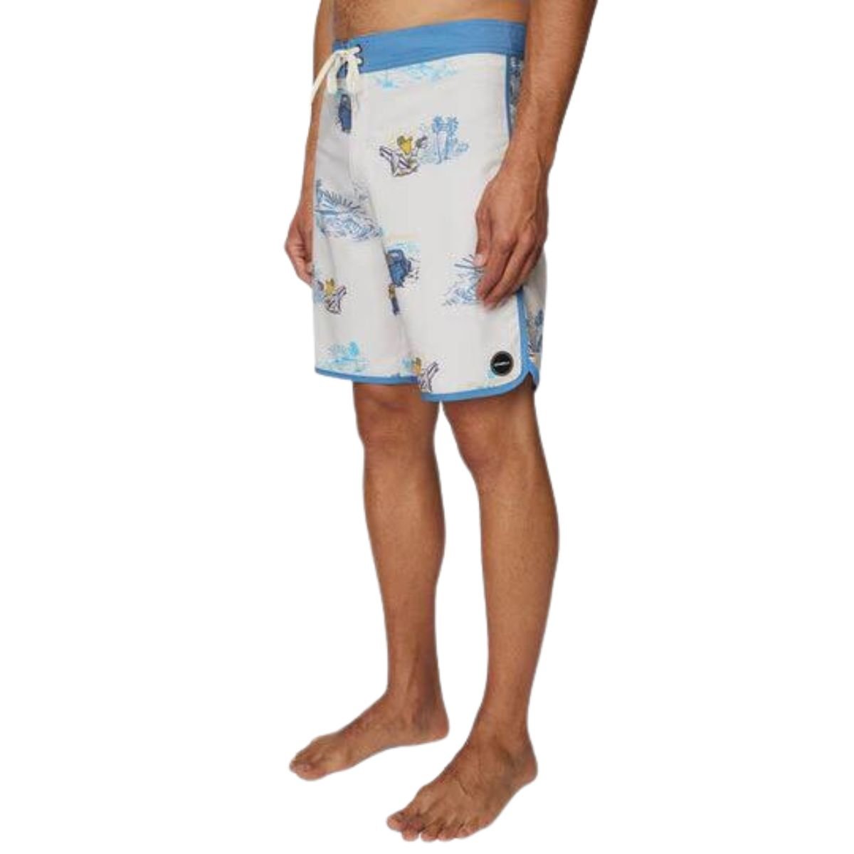 O'Neill Surf Patrol Boardshort in Cream - BoardCo
