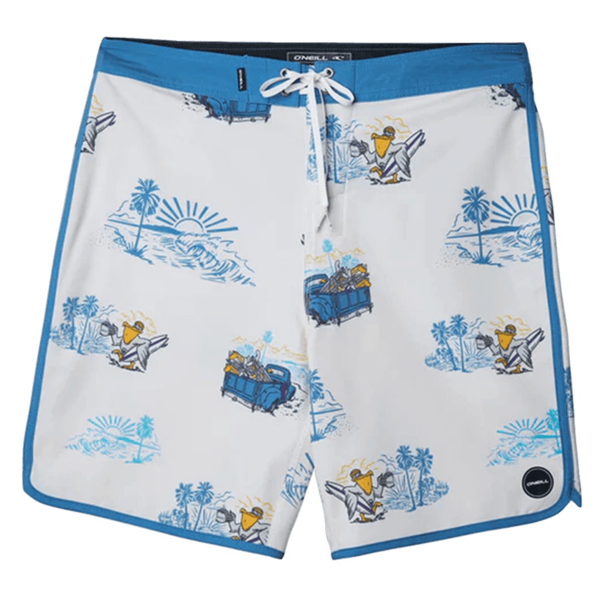 O'Neill Surf Patrol Boardshort in Cream - BoardCo