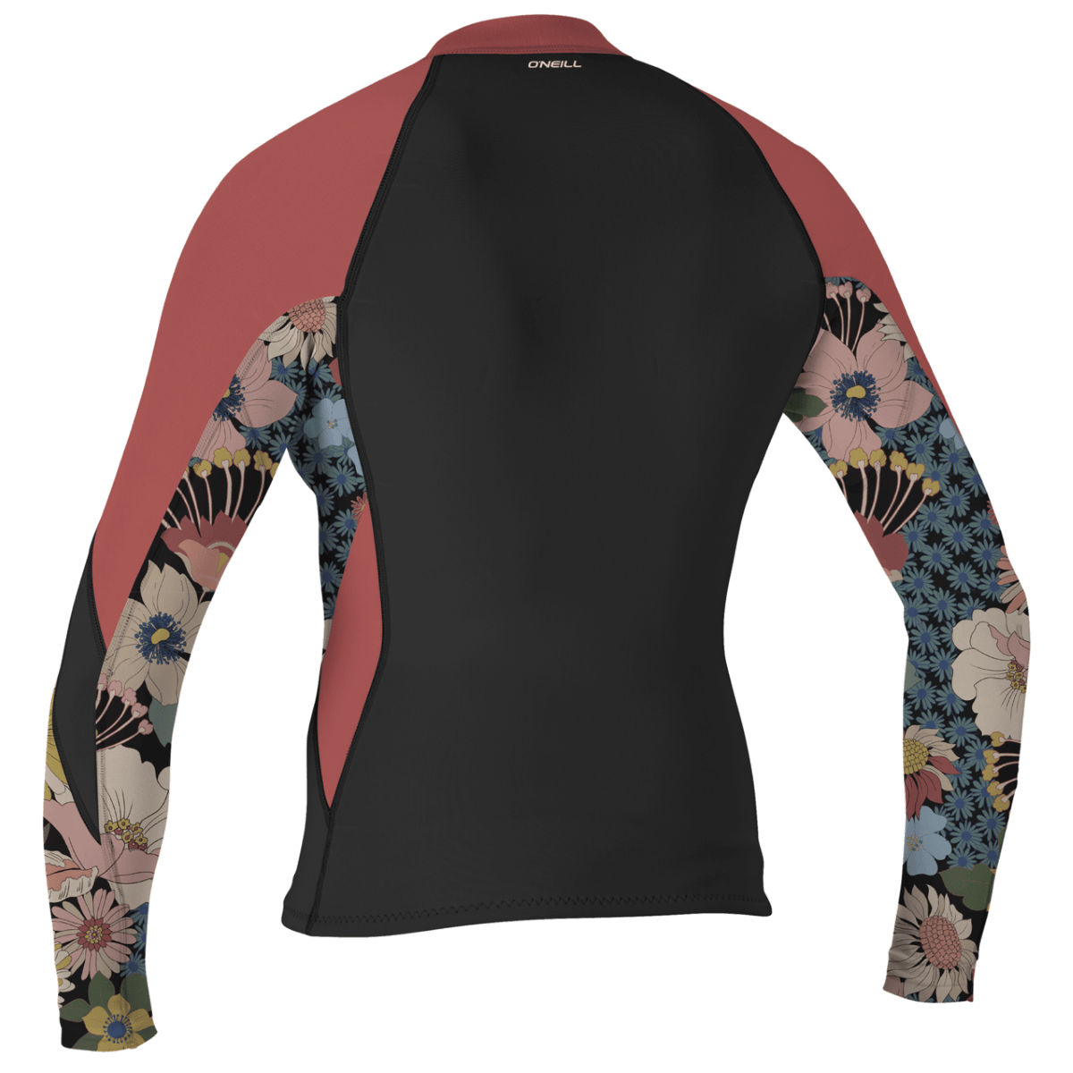 O'Neill Women's Bahia 1.5mm Full Zip Jacket in Black/Twiggy/Tea Rose - BoardCo