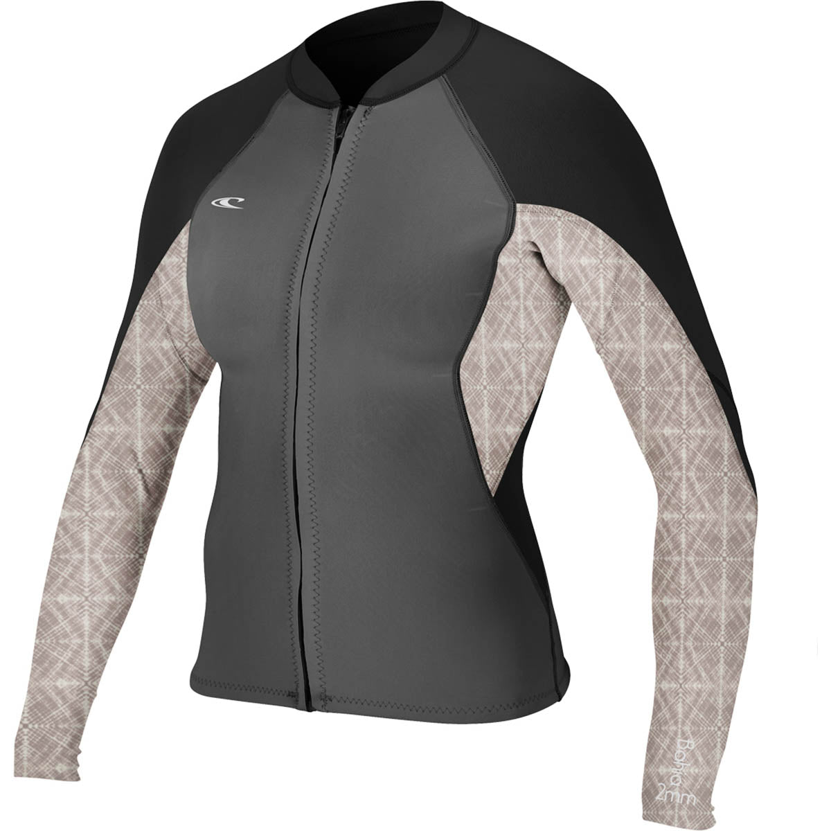 O'Neill Women's Bahia Full Zip Jacket GRAPH/VIDA/BLK - BoardCo