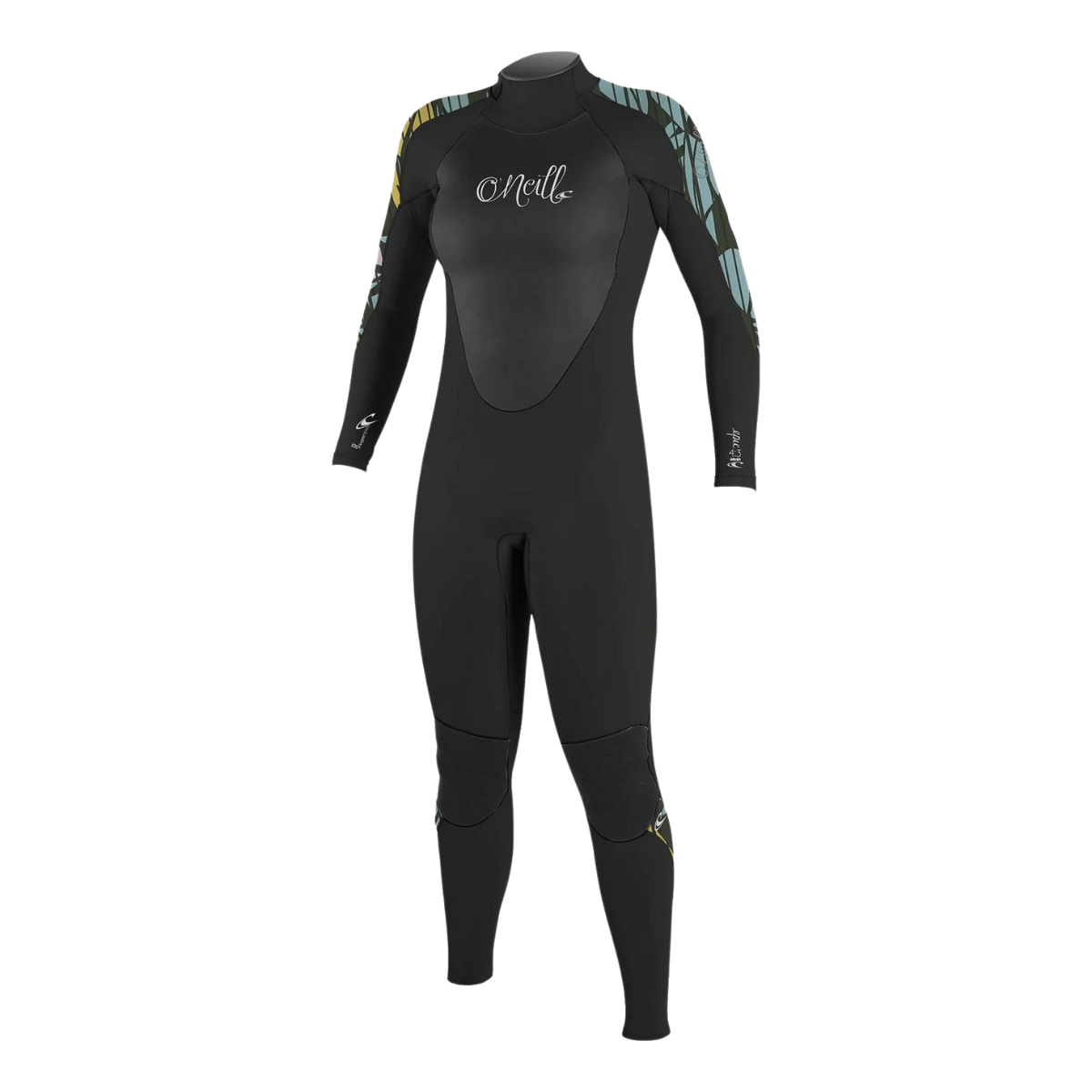 O'Neill Women's Epic 4/3 BZ Full Wetsuit in Black/Baylen - BoardCo