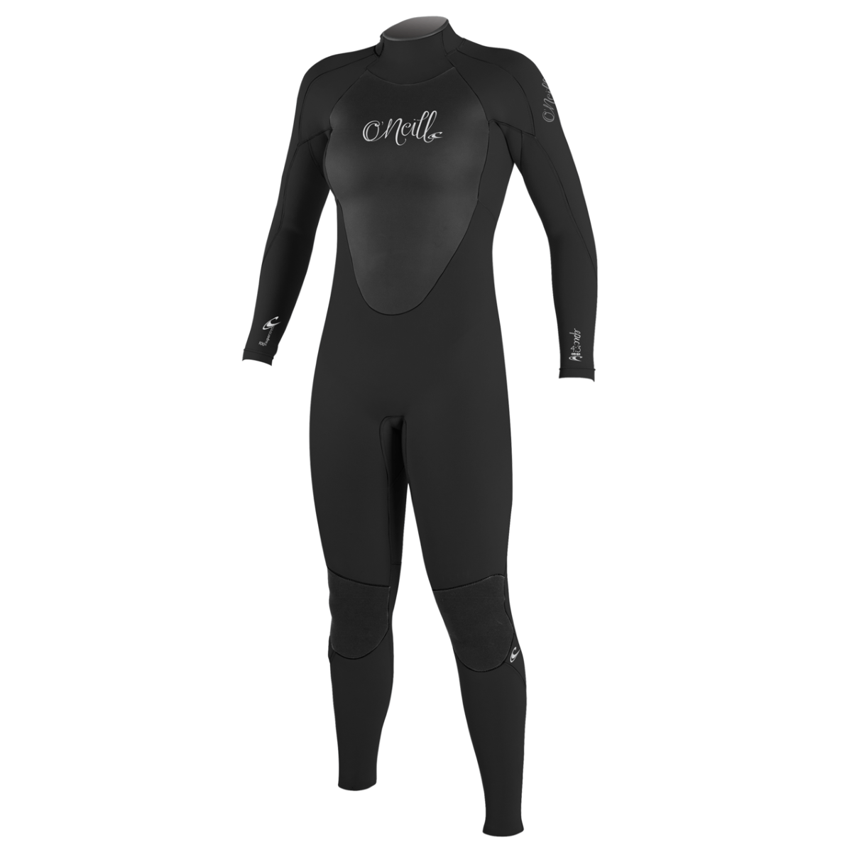 O'Neill Womens Epic 4/3mm BZ Full Wetsuit in Black - BoardCo