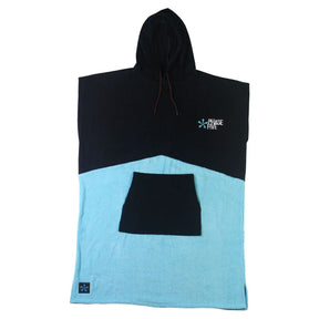 Phase 5 50/50 Hooded Towel in Aqua - BoardCo