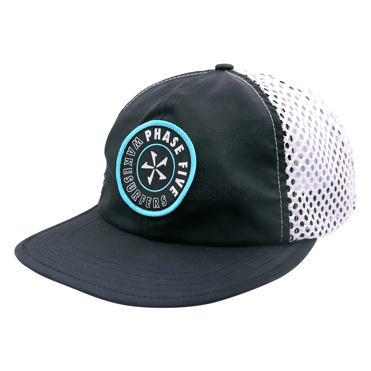 Phase 5 Circle Nylon Mesh hat in Black - BoardCo