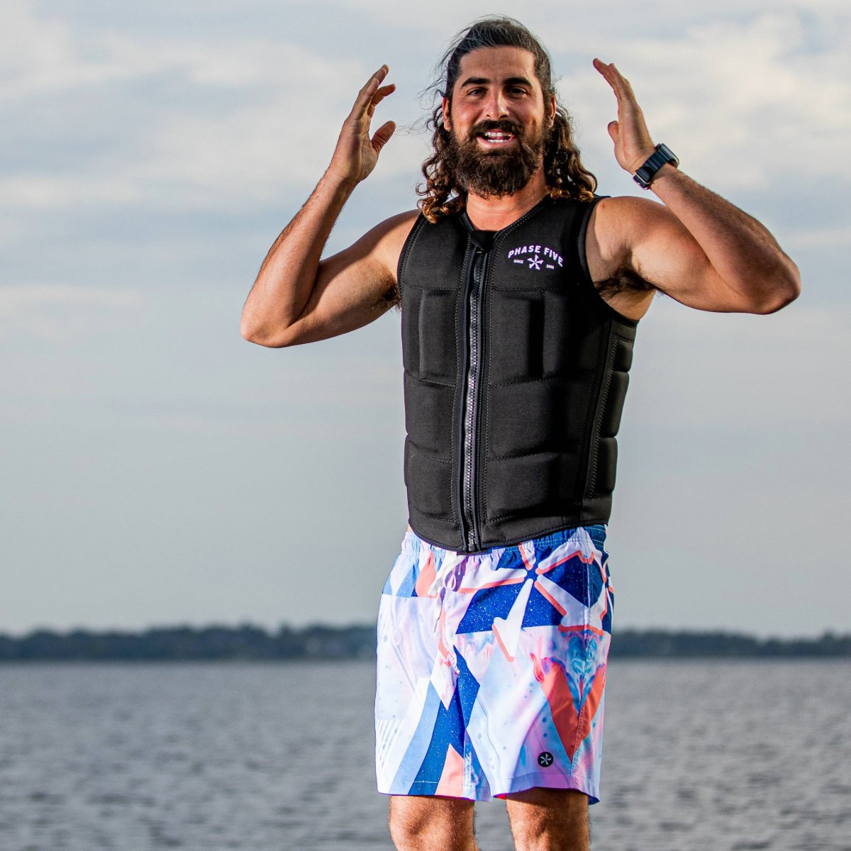 Phase 5 Men's Comp Wake Vest in Black 2024 - BoardCo