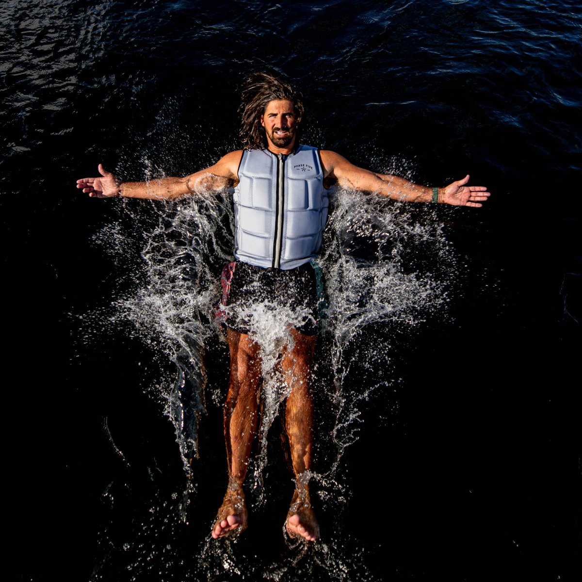 Phase 5 Men's Comp Wake Vest in Light Grey 2024 - BoardCo