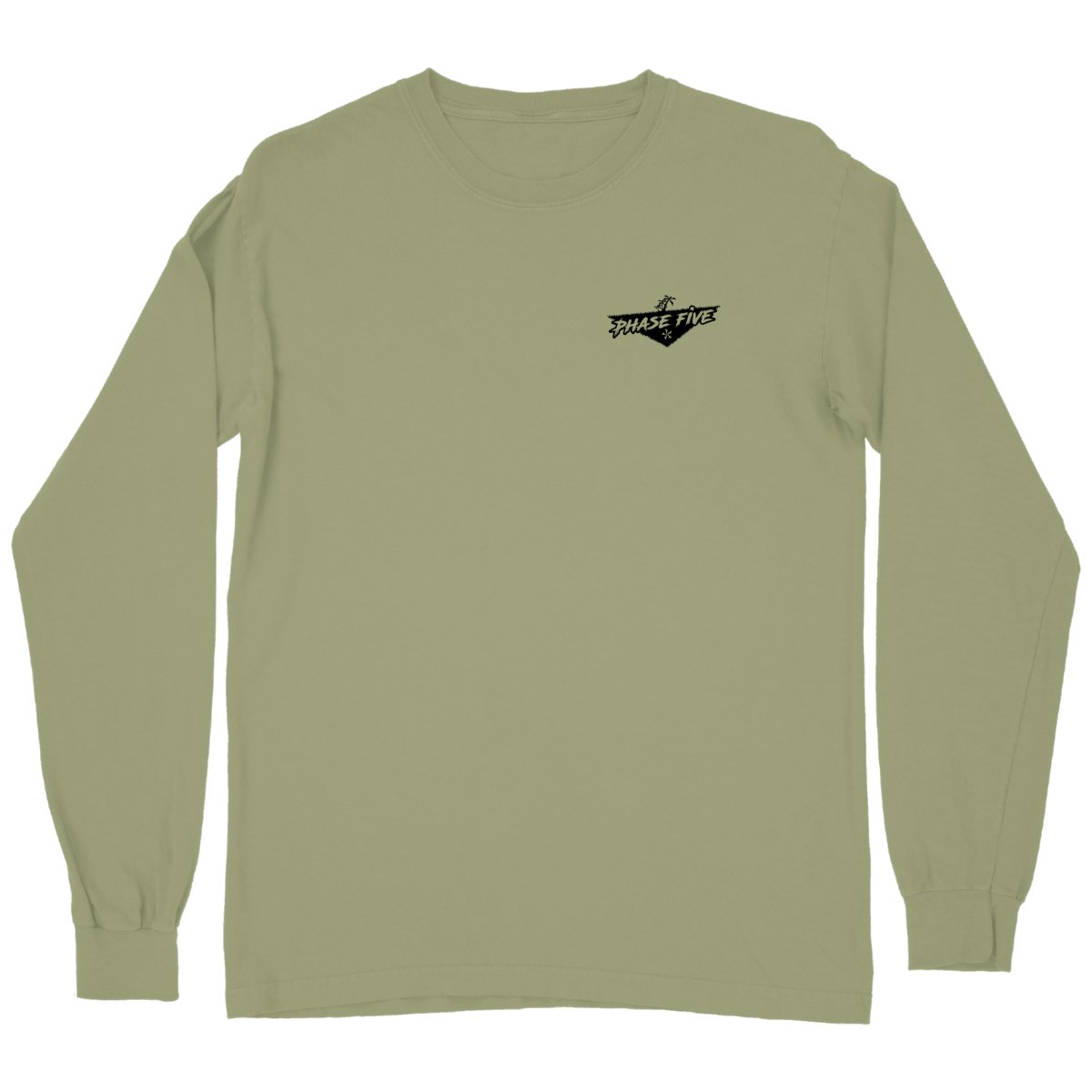 Phase 5 Palm Long Sleeve Tee in Moss - BoardCo