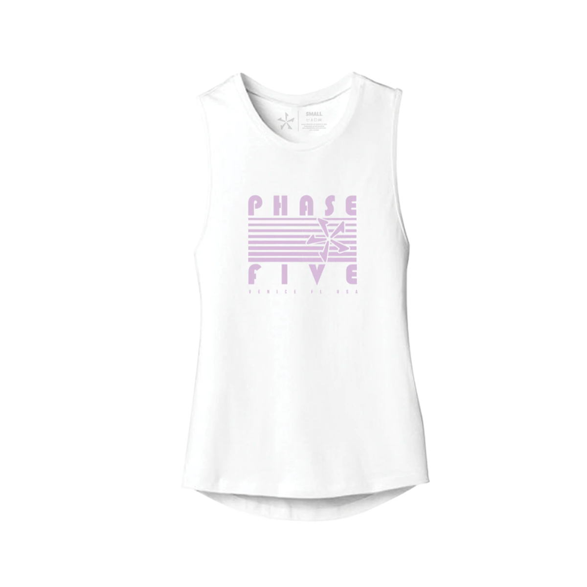 Phase 5 Women's Retro Tank in White - BoardCo