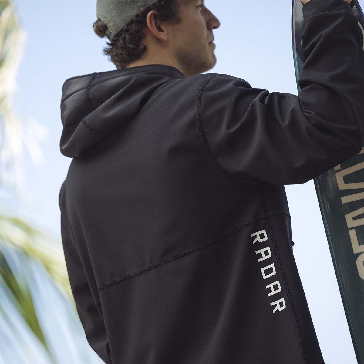 Radar Anorak Shell in Night Black - BoardCo