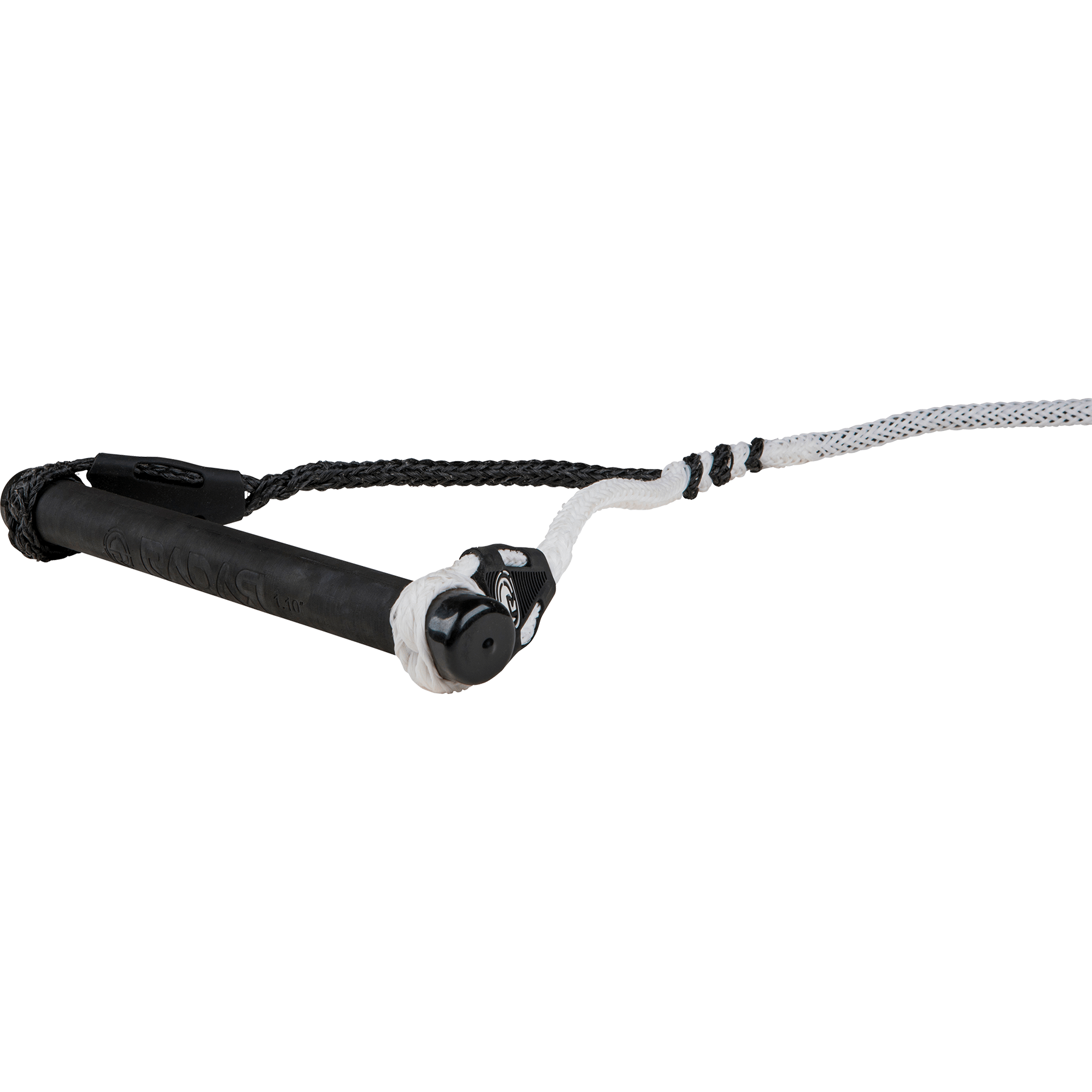 Radar BarLock 12 in. Handle 1.062 in. Diam. Ski Handle in Black / White - BoardCo