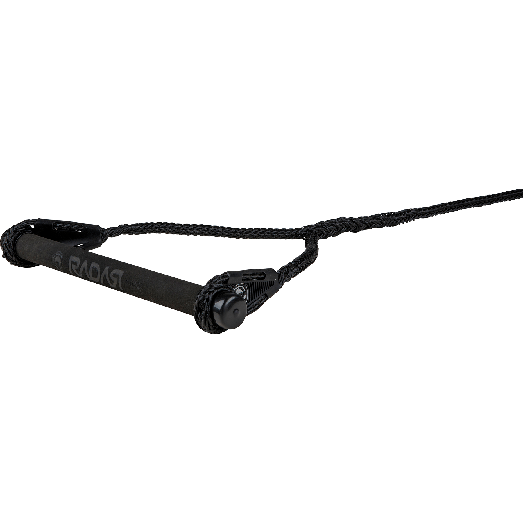 Radar BarLock 13 in. Handle 0.940 in. Diam. Ski Handle in Black / Silver - BoardCo