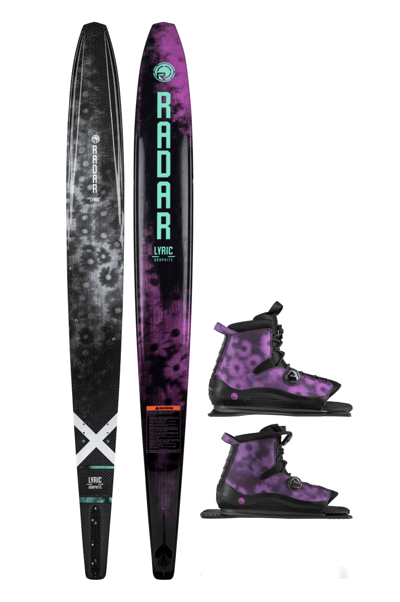 Radar Graphite Lyric w/ Double Lyric Boa Water Ski Package 2022 - BoardCo