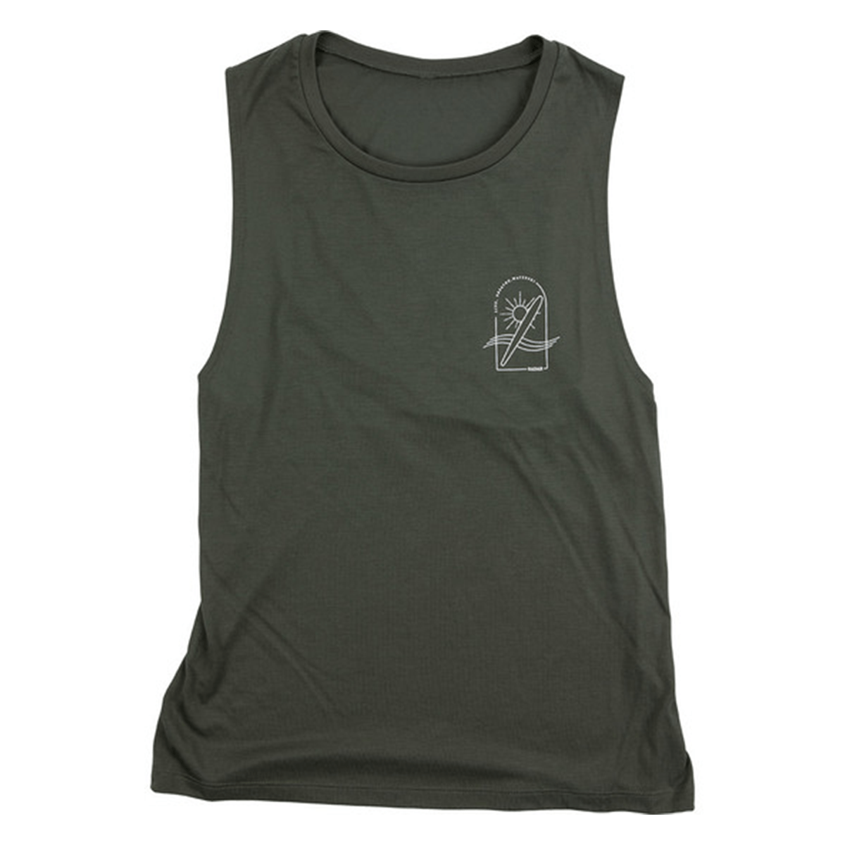 Radar Lyric Women's Tank in Military Green - BoardCo