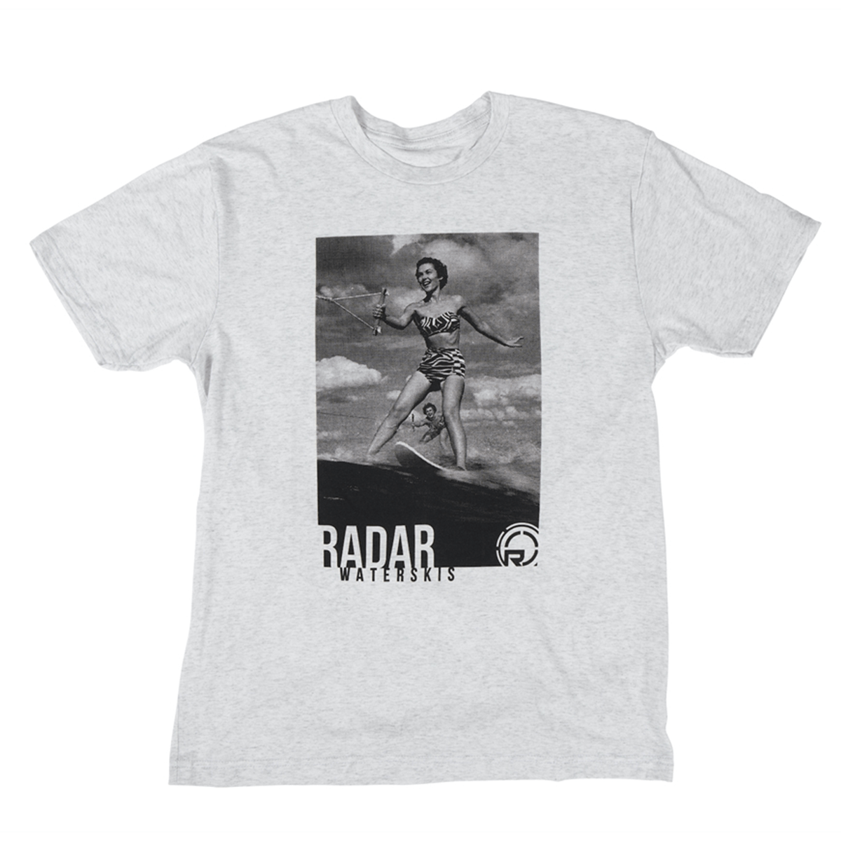 Radar Nostalgia Tee in Heather White - BoardCo