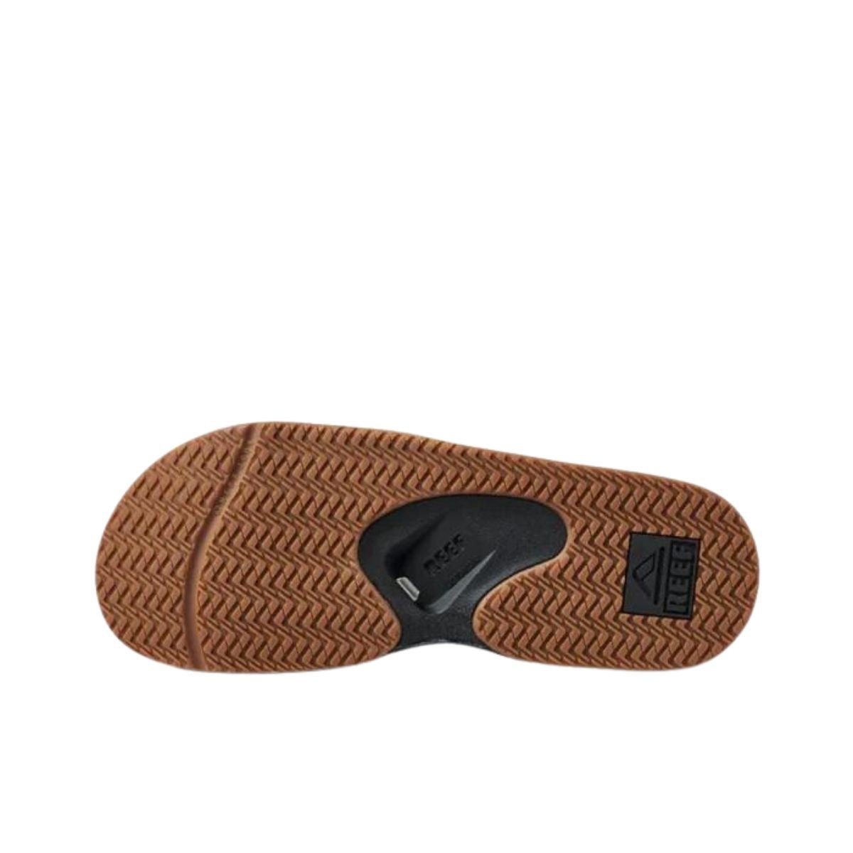 Reef Fanning Slide Black/Silver Men's Sandal - BoardCo