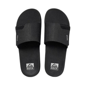 Reef Fanning Slide Black/Silver Men's Sandal - BoardCo