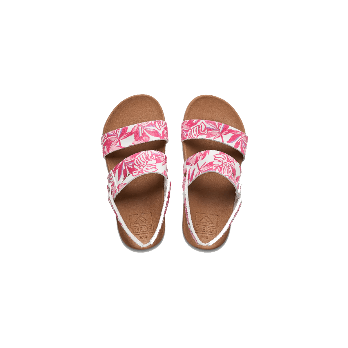 Reef Little Cushion Vista Kids Sandal in Monstera - BoardCo