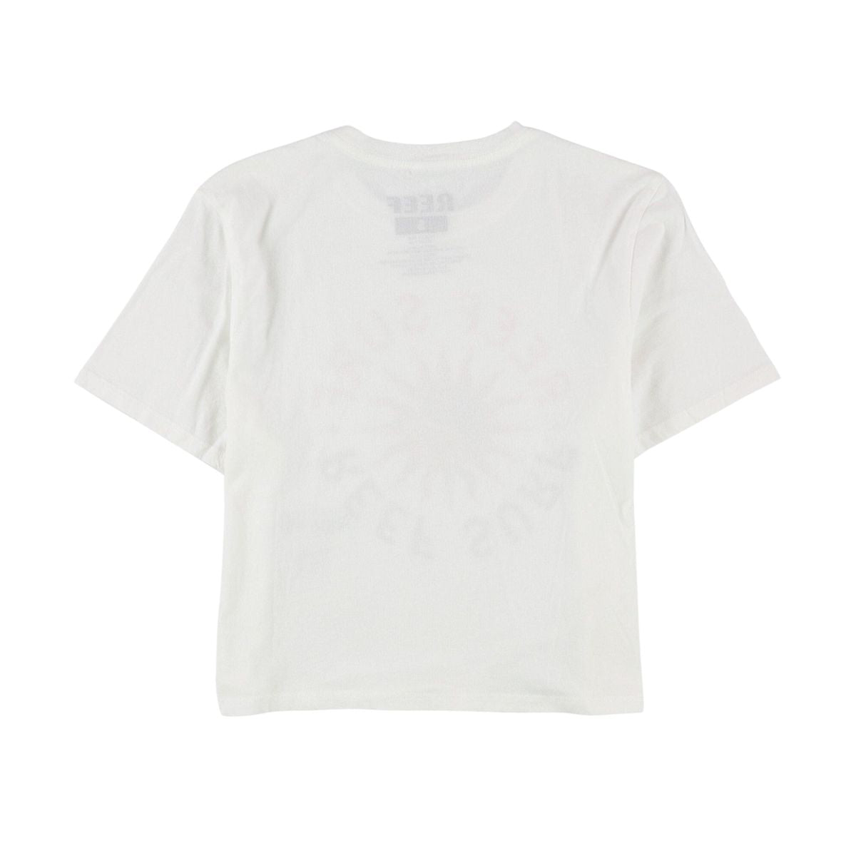 Reef Opposites Cropped Short Sleeve Crew in Marshmallow - BoardCo