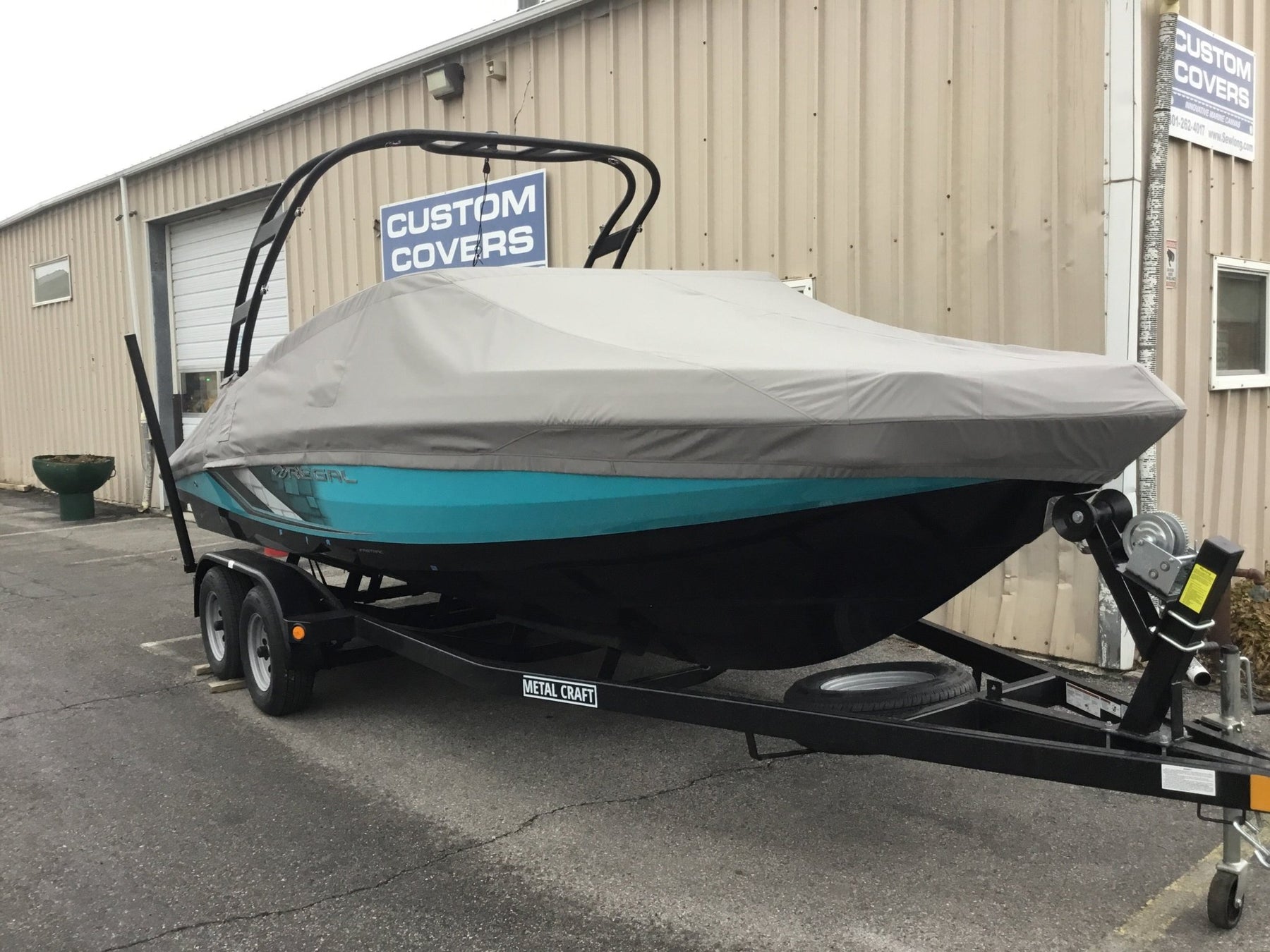 Regal 21 OBX Sport Tower Cinch Cover - BoardCo