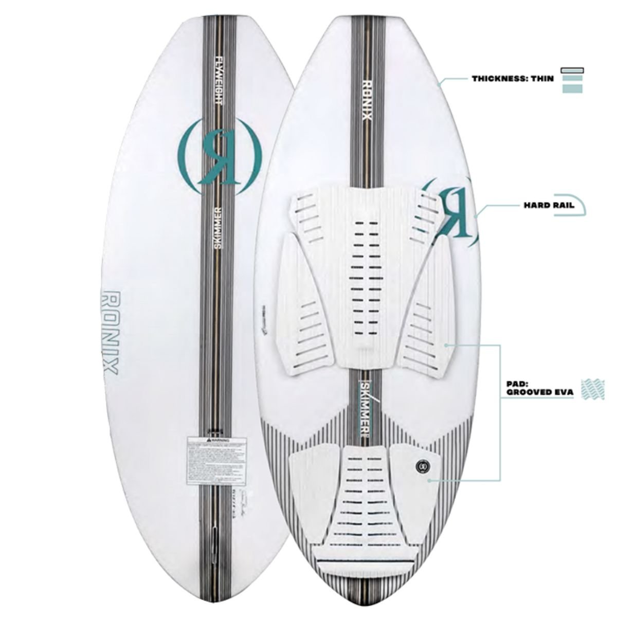 Ronix Flyweight Pro Skimmer Wakesurf Board 2023 - BoardCo