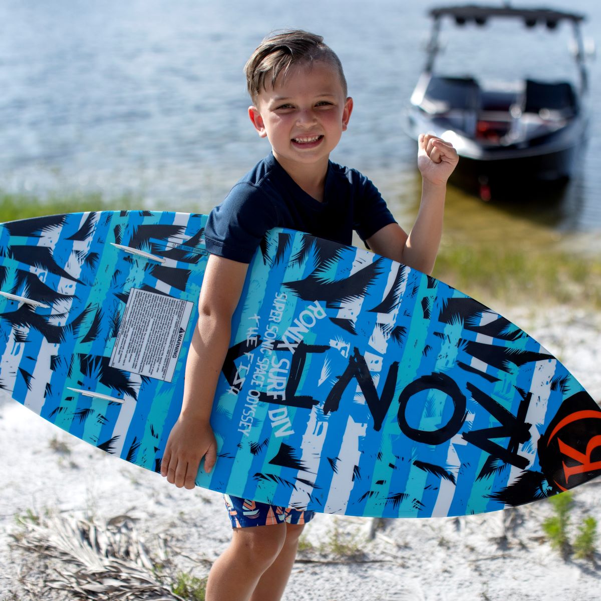 Ronix Kid's Super Sonic Space Odyssey Fish Wakesurf Board 2022 - BoardCo