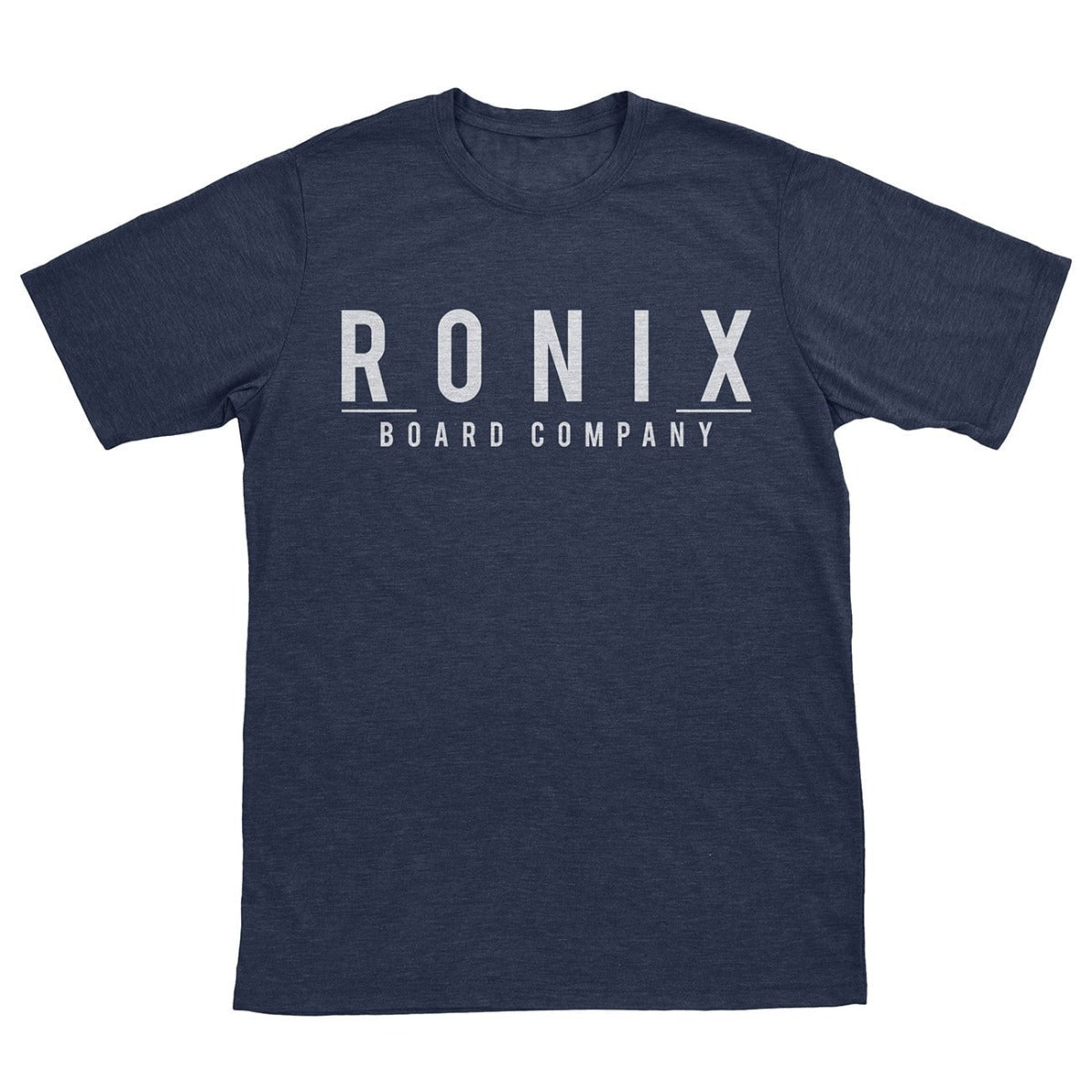 Ronix Megacorp Tee in Dark Blue Heather / White - BoardCo