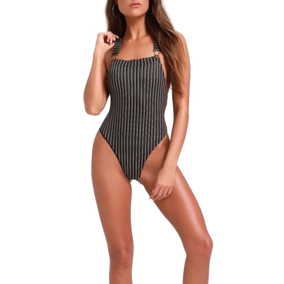 SURFWEAR RVCA AMALFI CHEEKY - 1-Piece Swimsuit - Women's - black