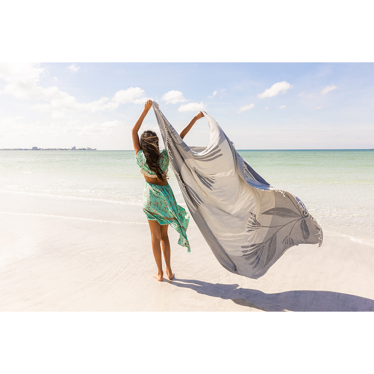 Sand Cloud Moon Beach Towel