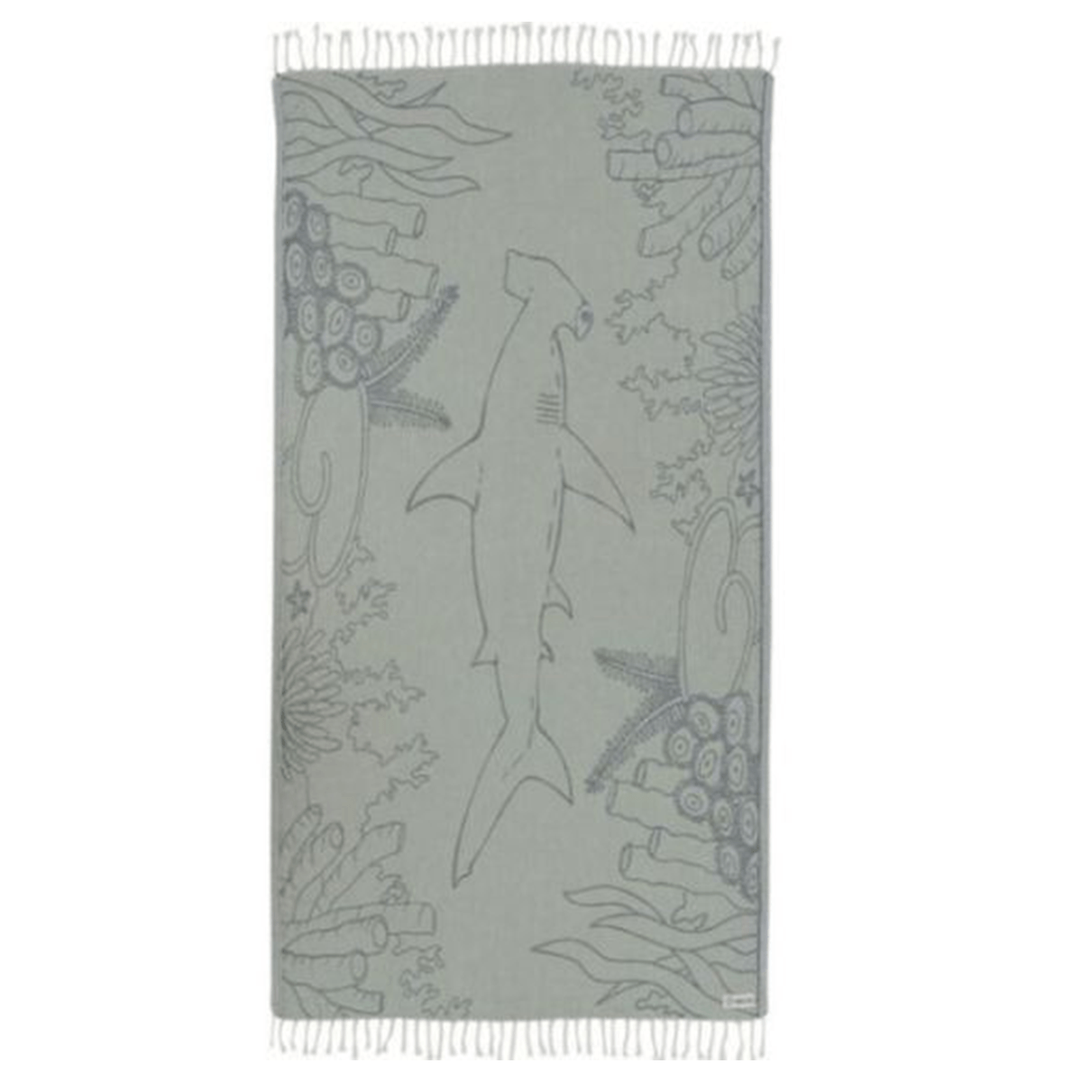 Sand Cloud Sage Hammerhead Reef Beach Towel - BoardCo