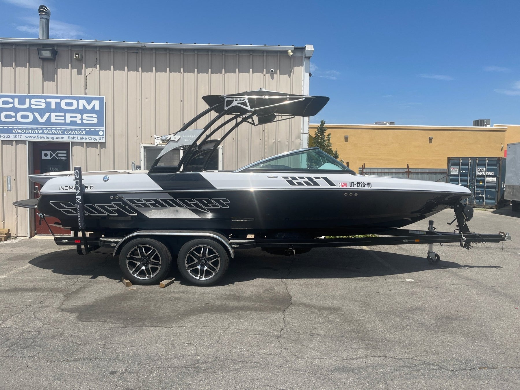 Sanger 237 S5 Folding Canopy Top - BoardCo