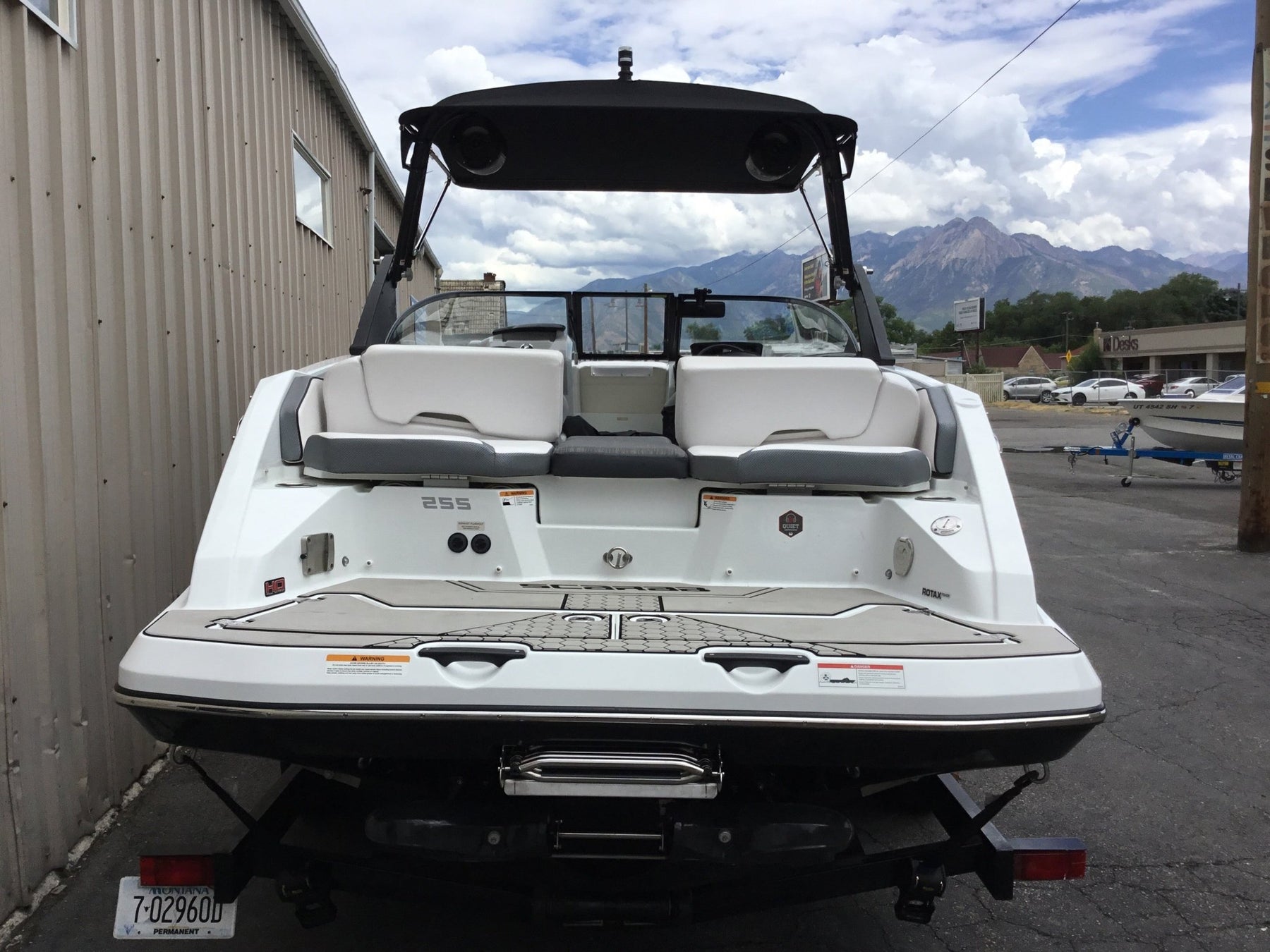 Scarab 255 Folding Canopy top - BoardCo