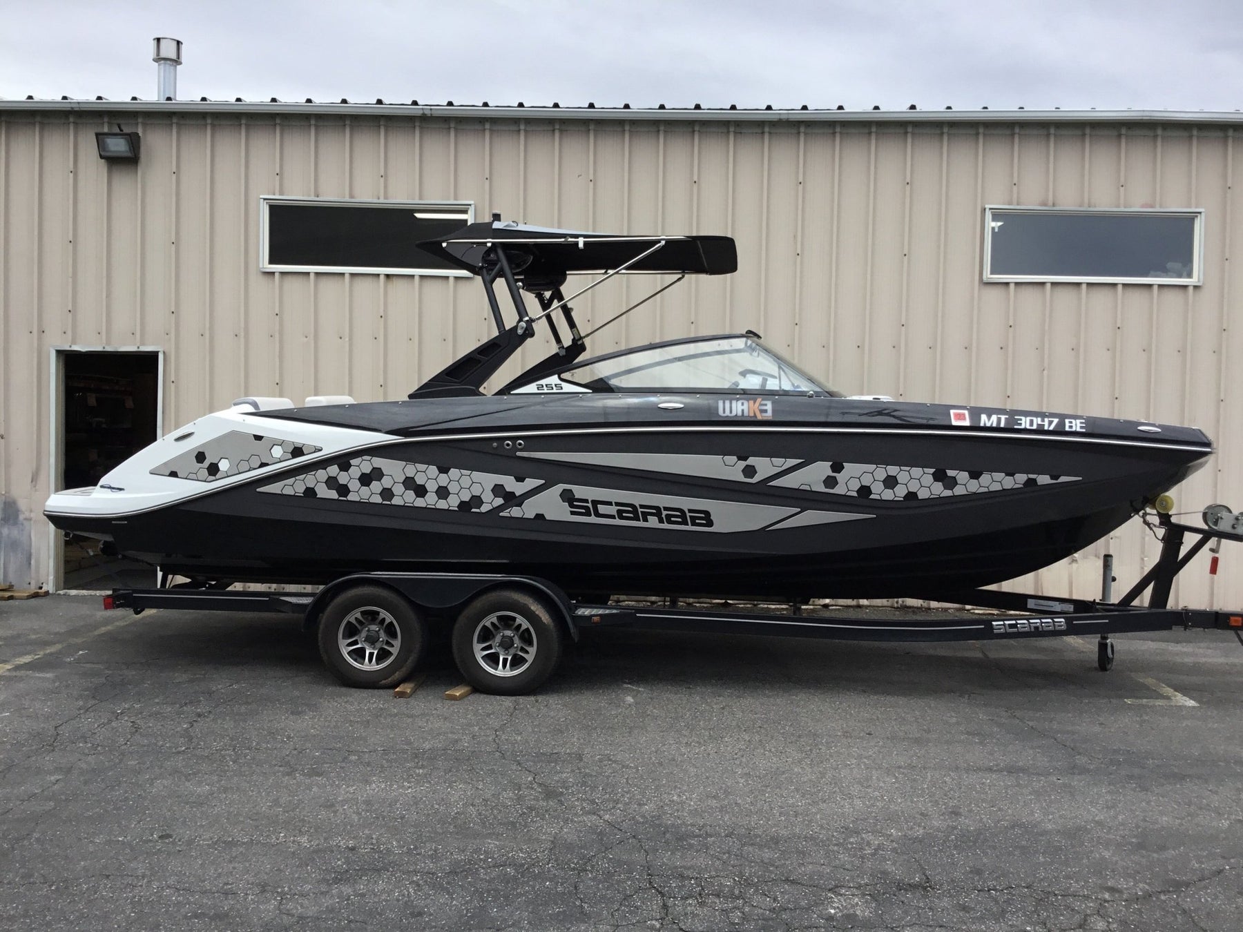 Scarab 255 Folding Canopy top - BoardCo