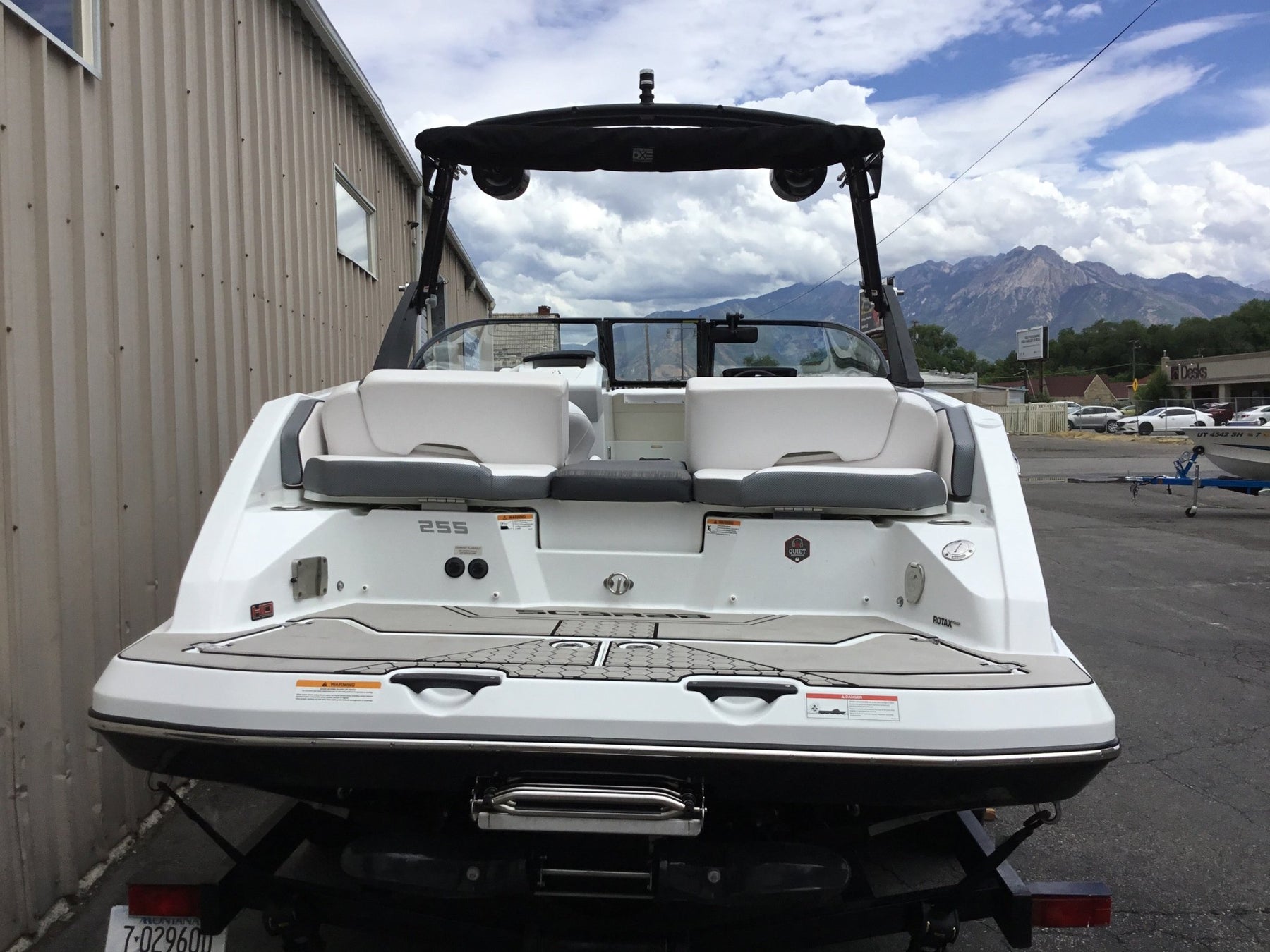 Scarab 255 Folding Canopy top - BoardCo