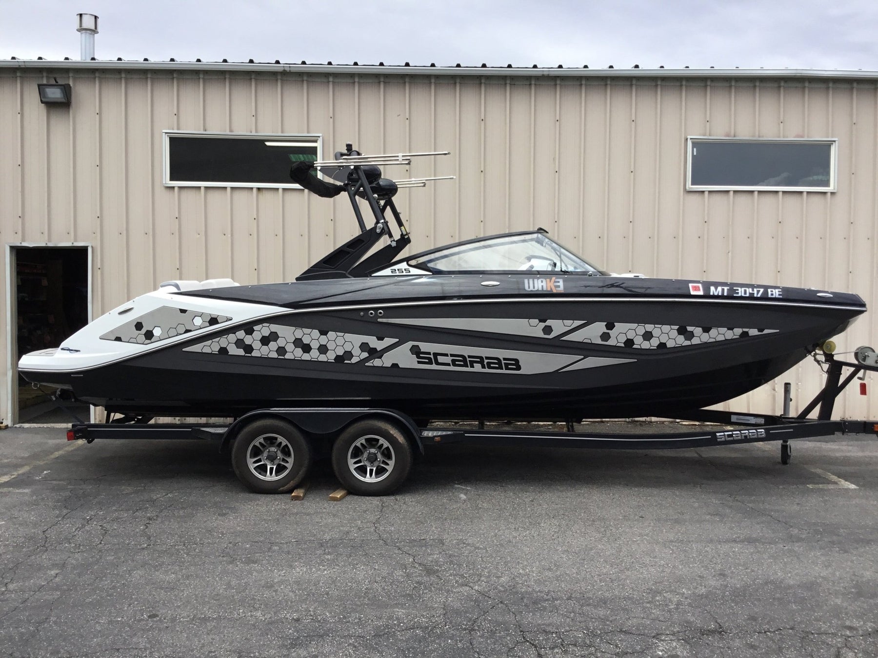 Scarab 255 Folding Canopy top - BoardCo