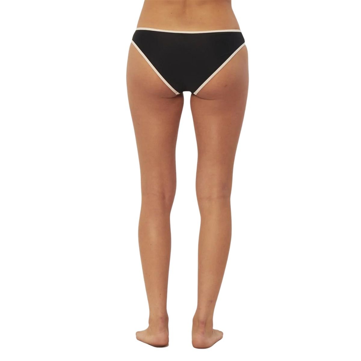 Sisstrevolution Solid Toris Everyday Bikini Bottom in Black - BoardCo